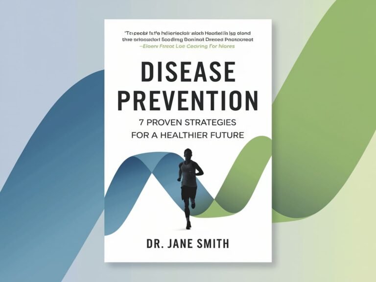 "An infographic displaying 7 proven strategies for disease prevention."