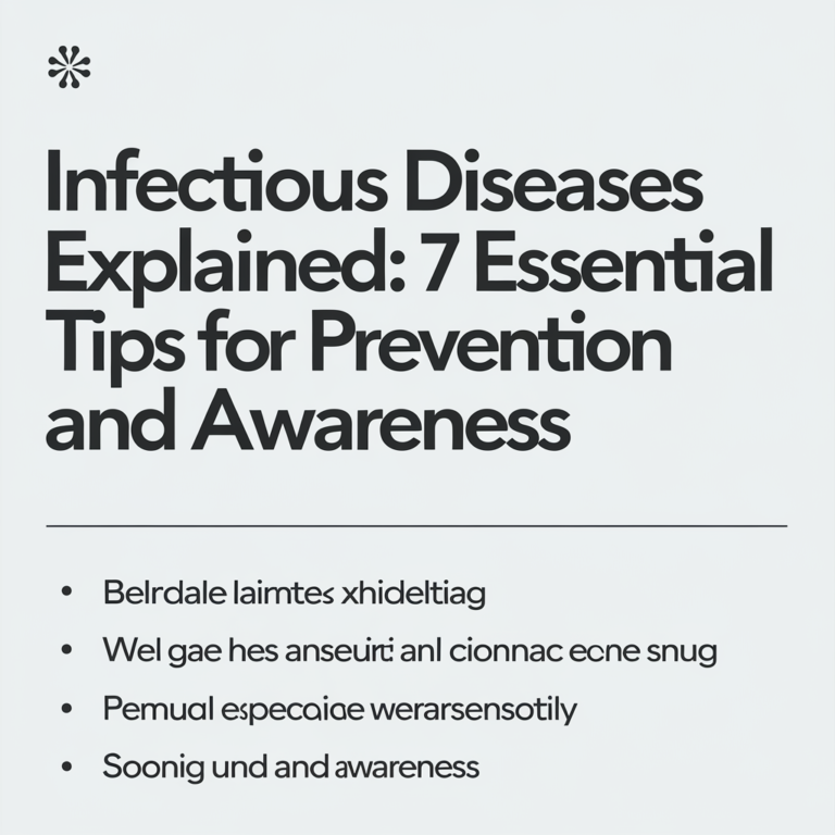 "Diagram illustrating common symptoms of infectious diseases such as fever and cough."